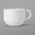 8 oz. Bright White Stackable China Cup J501101
