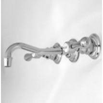 Matte White Wall Mount Lavatory Faucet W97091