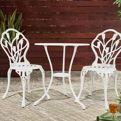 3 Piece Cast Aluminum Bistro Set R231