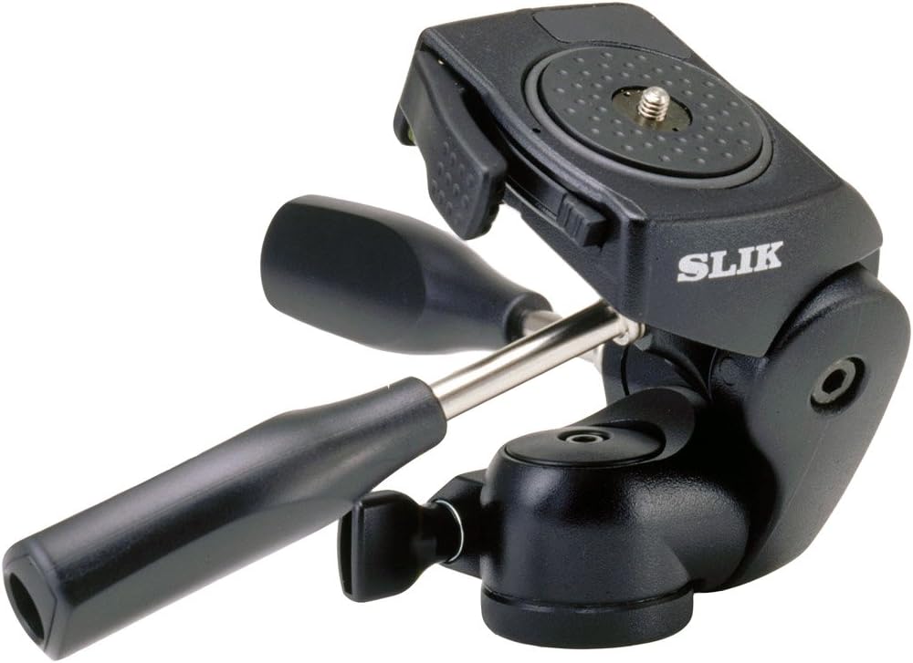 Black 3-Way Pan/Tilt Head with Quick Release F48250