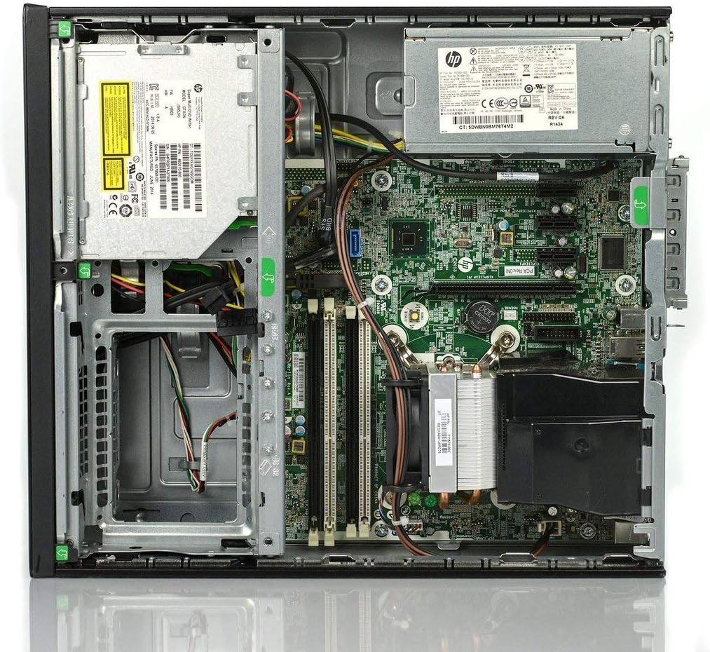 HP 705 G2 Desktop PC AMD Pro A4-8350B R5 Processor, 8GB Ram, 256 GB M.2 SSD, WiFi & Bluetooth, Wireless Keyboard Mouse, 27 Inch LED Monitor, Windows 10 (Renewed) O62662