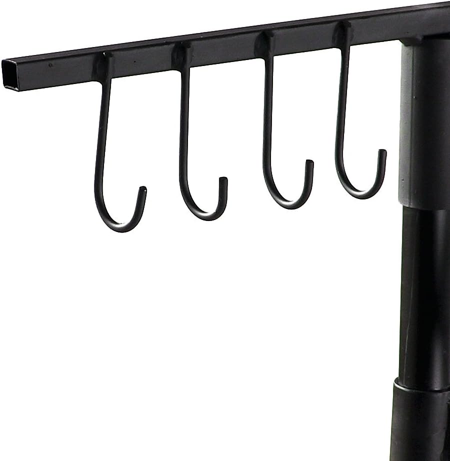 Dual Campfire Steel Cooking Grill Grate Swivel System with Stand G878