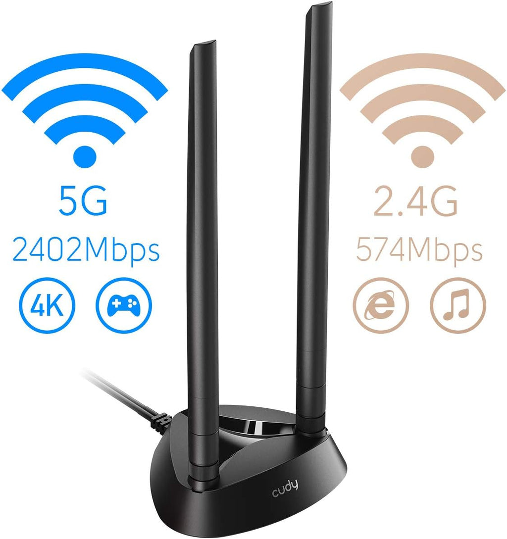 AX5400 WiFi 6 PCIe Card, Bluetooth 5.0 PCIe Adapter, Pack of 2 R462