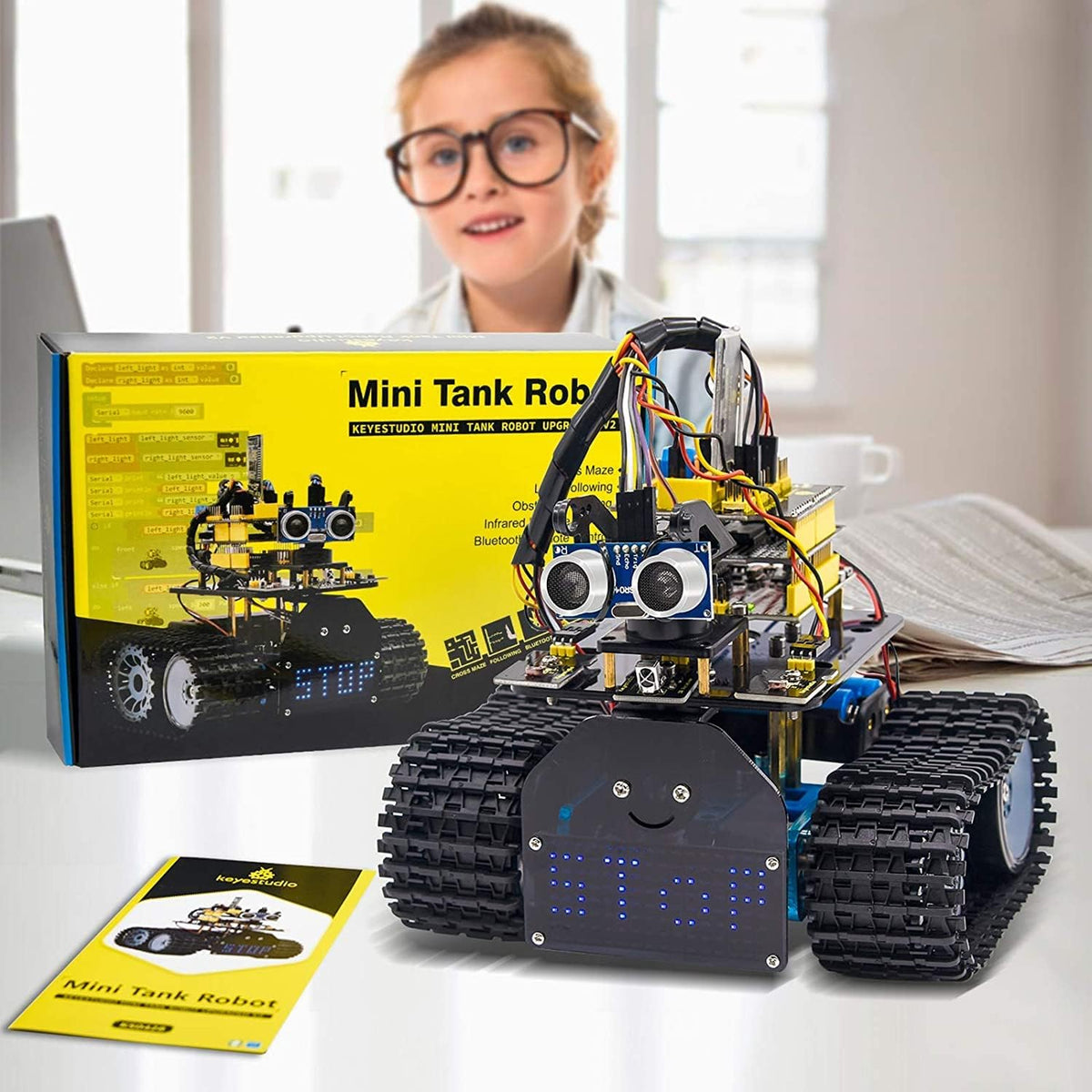 Mini Tank Robot Smart Car Kit for Arduino K575