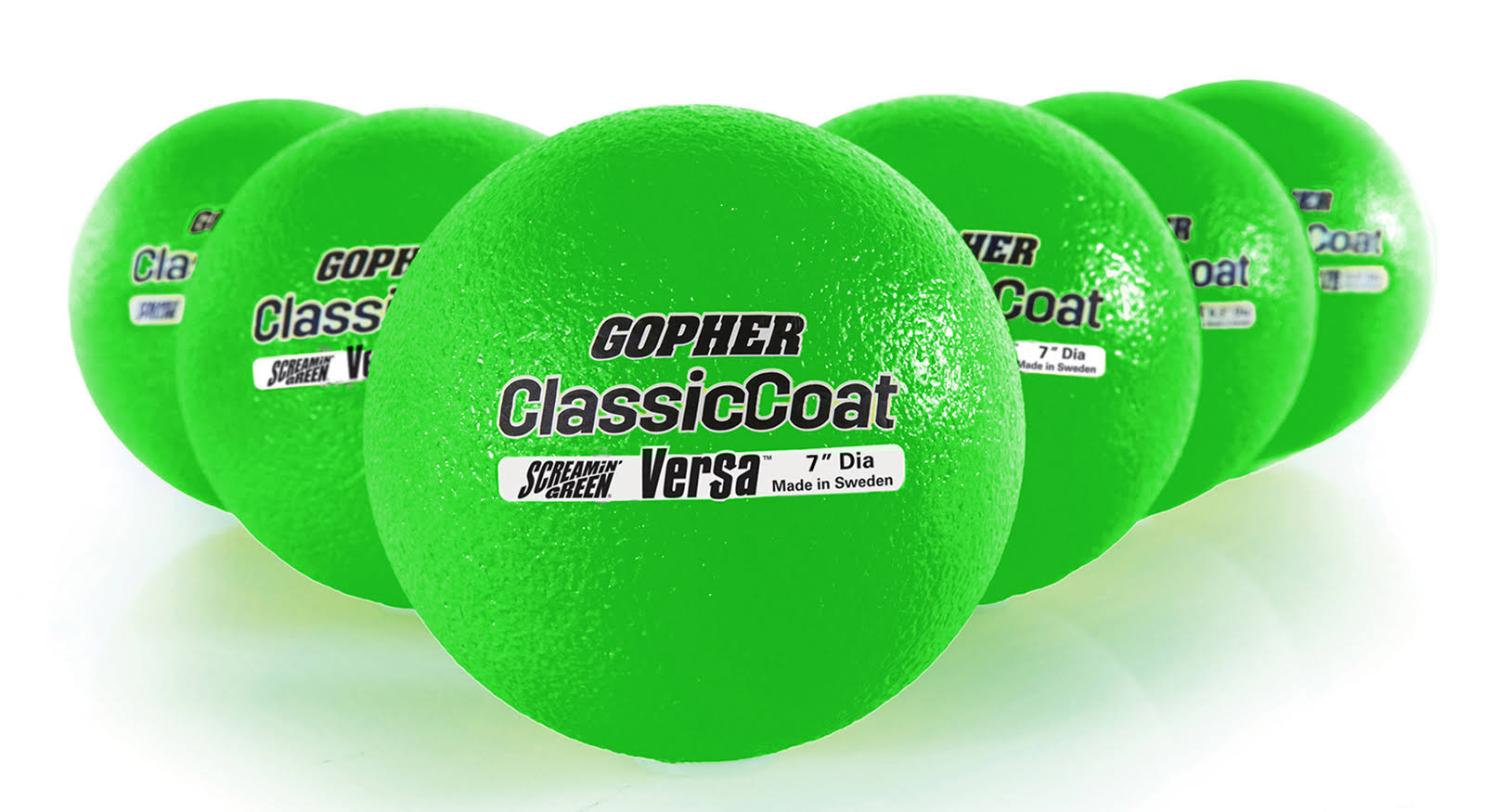 Versa Coated-Foam Balls Green 7x22 Diameter A324542