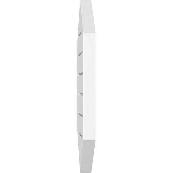 14x22W x 30x22H Vertical Peaked Surface Mount PVC Gable Vent H94259