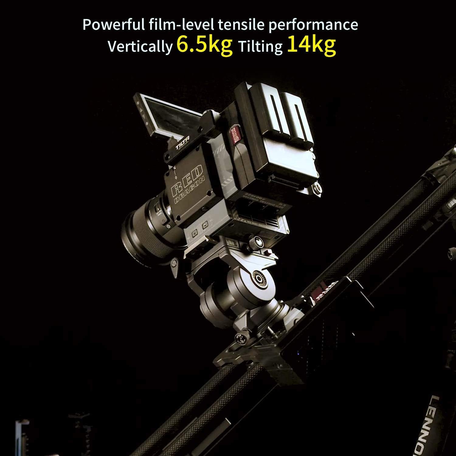 Motorized Camera Slider 100cm/39'' Carbon Fiber with APP Control V449