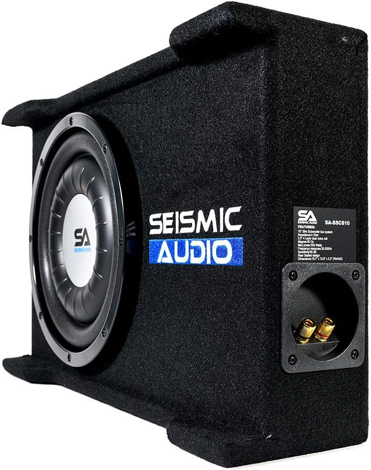Shallow Mount 10 Inch 500 Watt Subwoofer Enclosure N99288