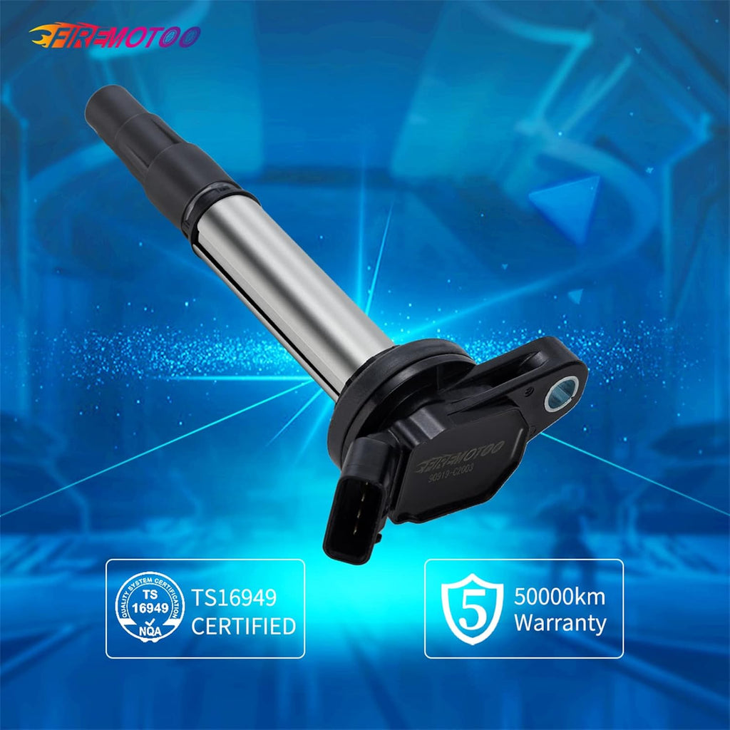 Pack of 4 Ignition Coil Pack Compatible with Corolla 1.8L 2.4L L4 C1750