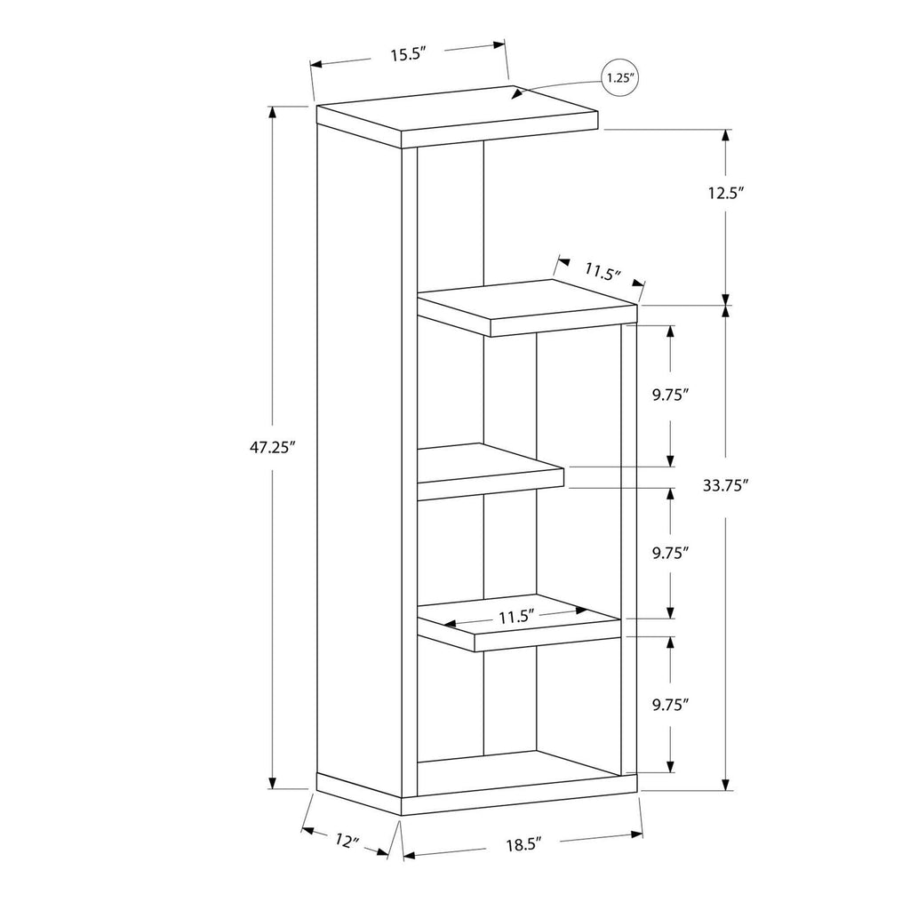 Brown Accent Bookcase C631
