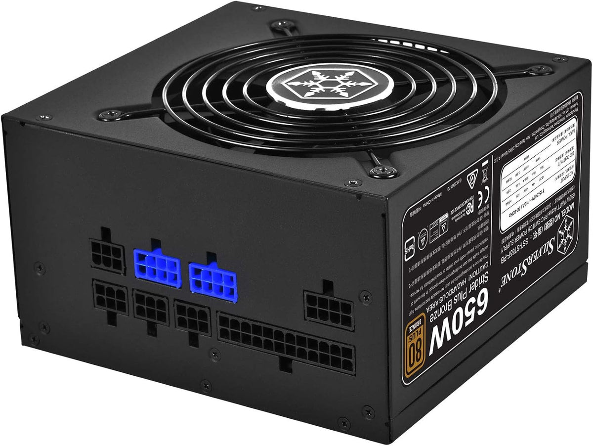 650 Watt ATX Power Supply 80 Plus Bronze Modular Cable Design K969