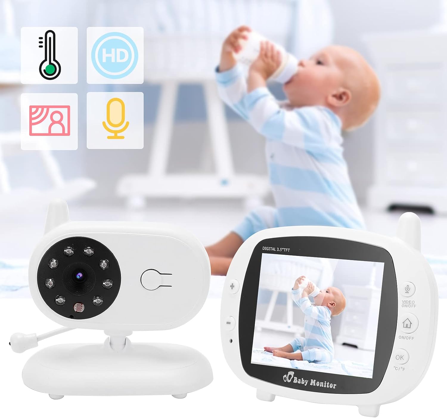 WiFi Baby Video Monitor with Wireless Digital Camera Q29739