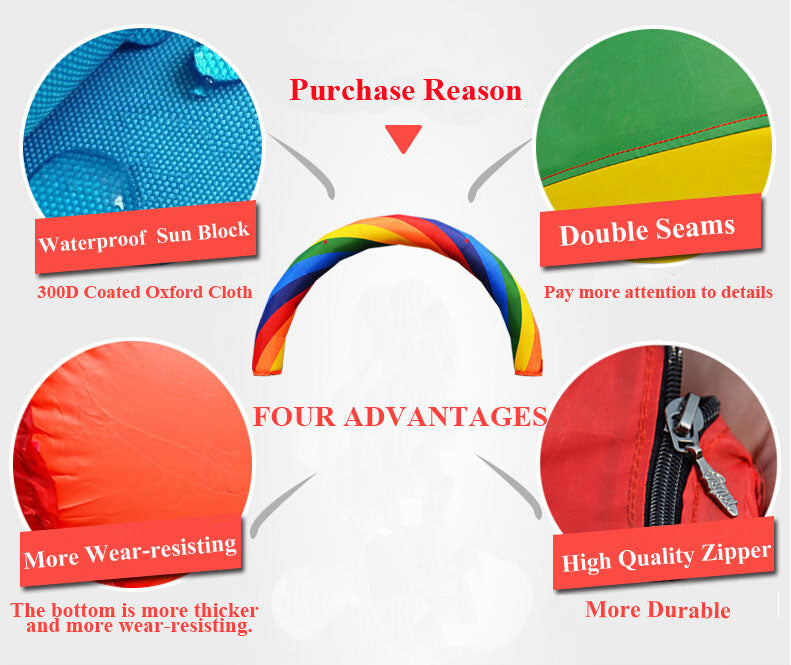32.8ft Inflatable Rainbow Arch Oxford Fabric D135