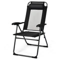 Black Reclining Folding Zero Gravity Chair G12430