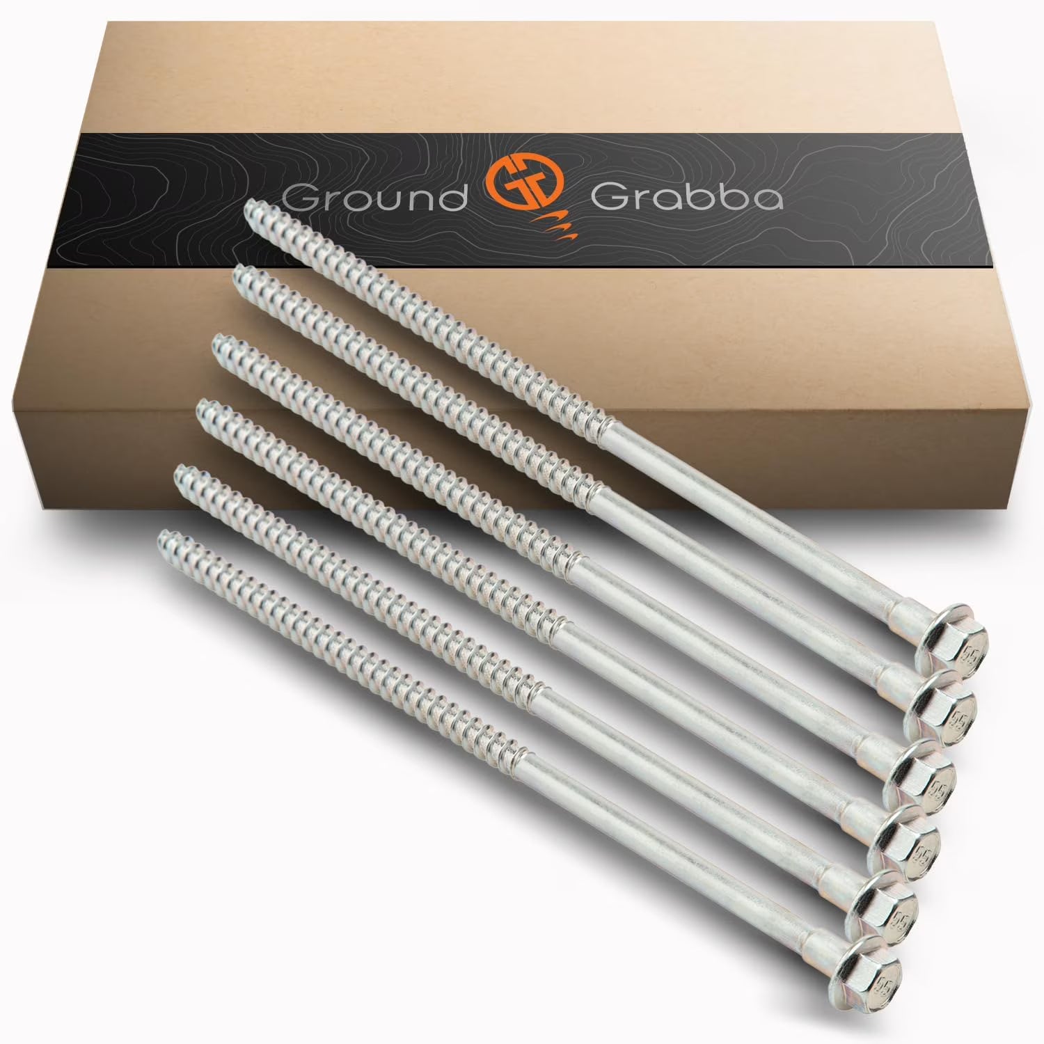 11 Inch 6 Pack Screw-In Ground Anchors R44364
