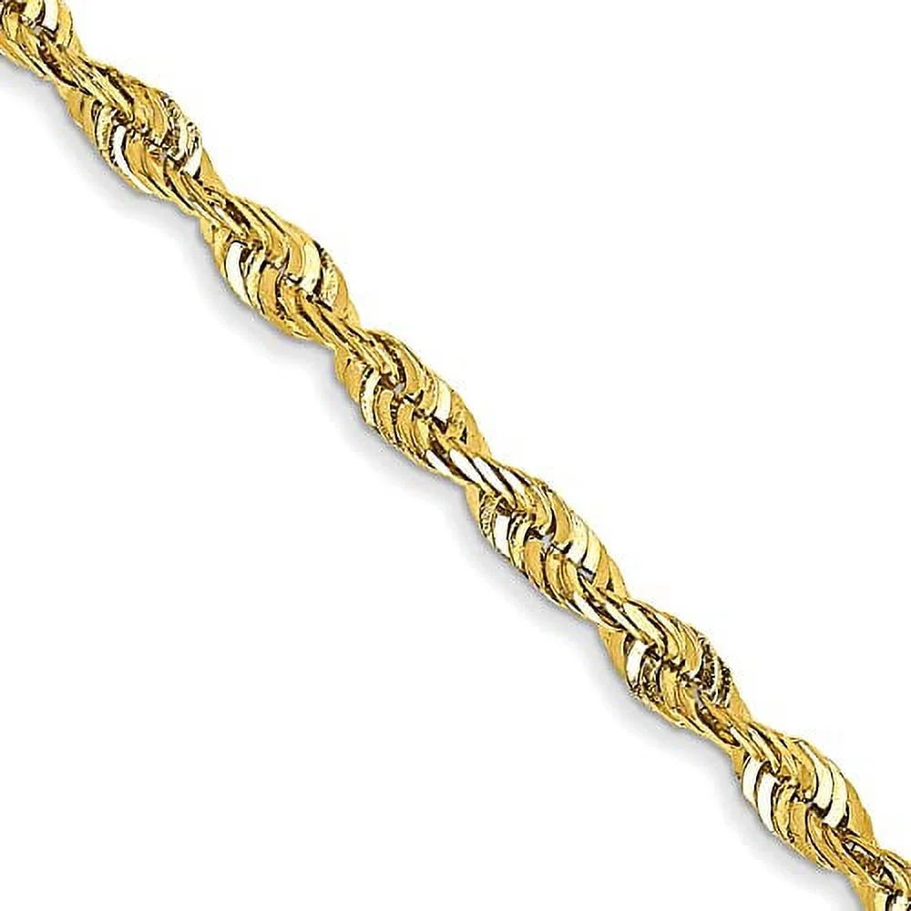 10K Yellow Gold Rope Chain Z3739