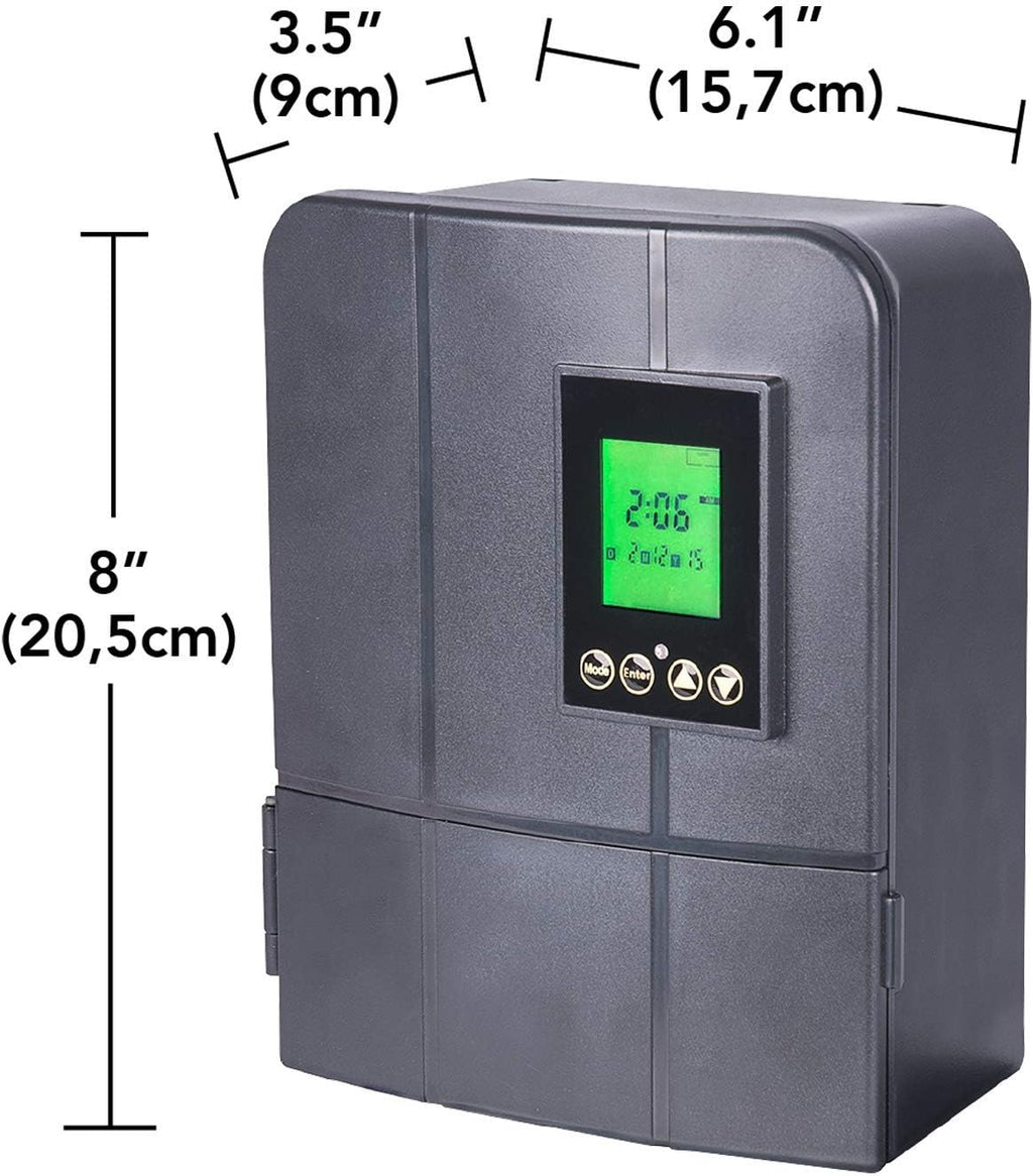 12V 300W Low Voltage Landscape Lighting Transformer with Dusk-to-Dawn Timer J59338