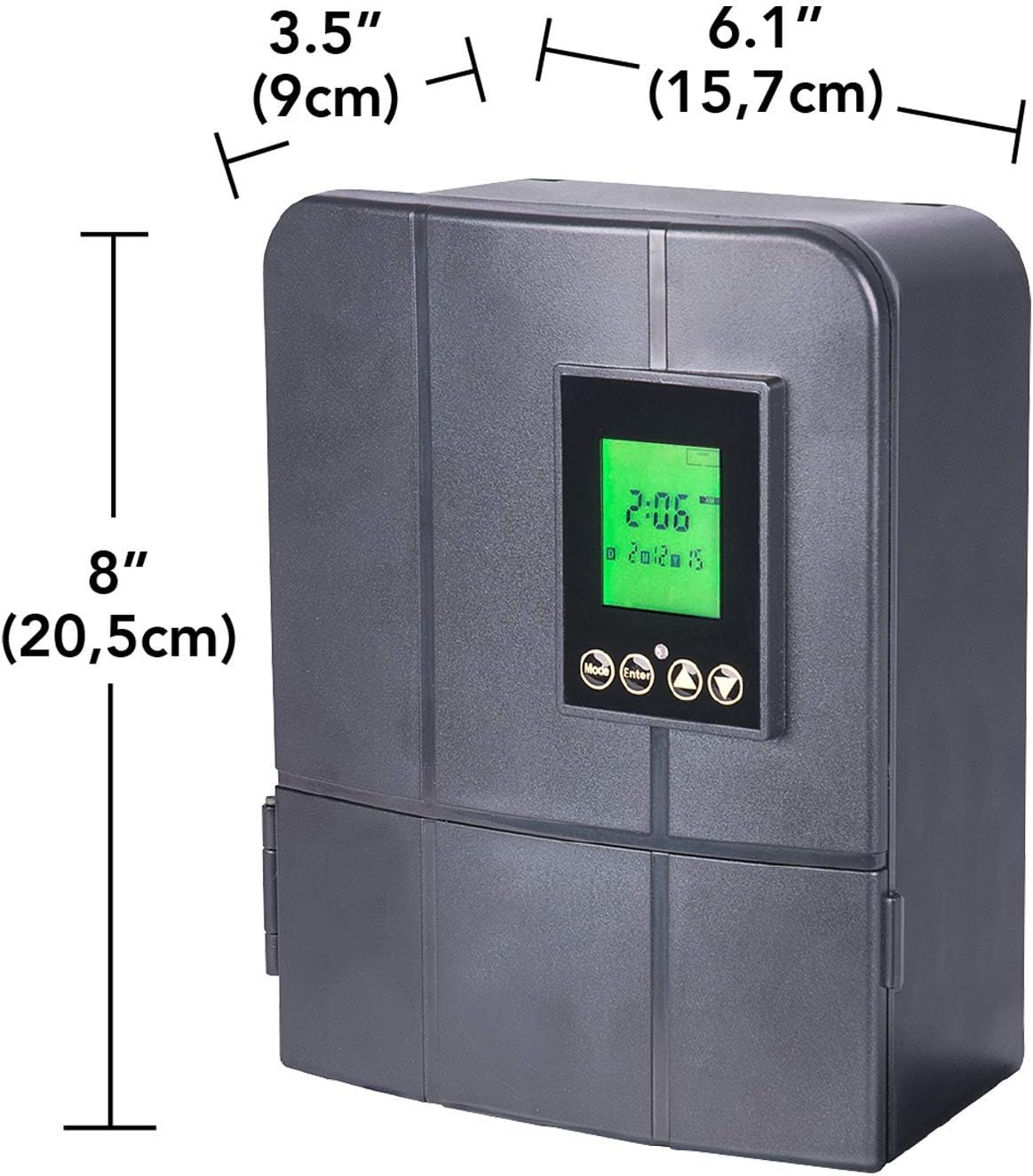 12V 300W Low Voltage Landscape Lighting Transformer with Dusk-to-Dawn Timer J59338
