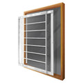 White 8-Bar Window Guard N1867