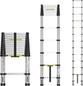 Telescoping Ladder 12.5ft, Aluminum Collapsible, Heavy Duty 330lbs, Non-Slip V18994