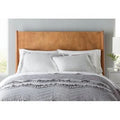 Gray Twin XL Chevron Ruffles Quilt G16483
