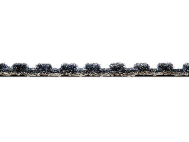 Skid-Resistant Heavy-Duty Carpet Runner, Stormy Blue, 4' x 15' D65201