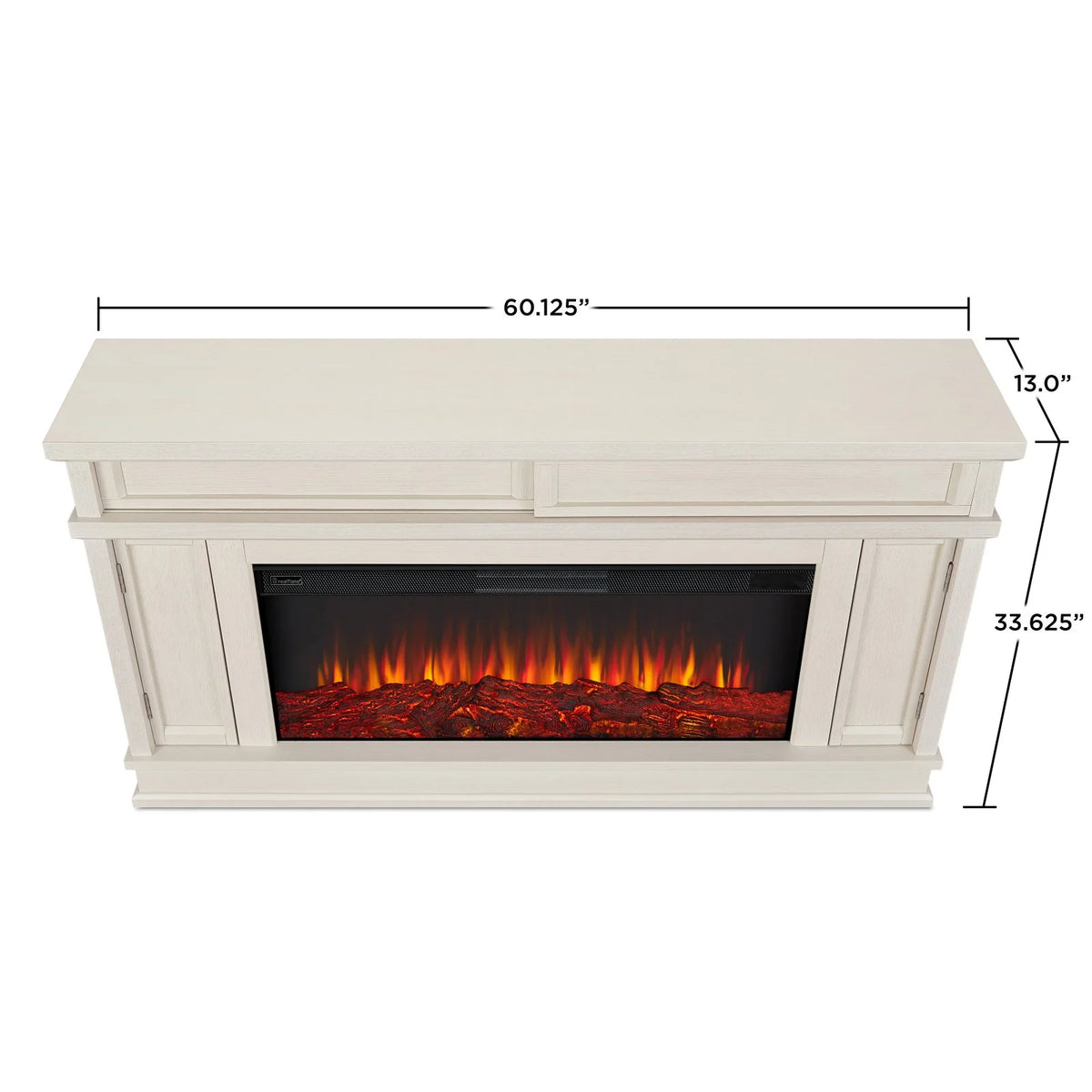 Dark Walnut Electric Fireplace Q11086