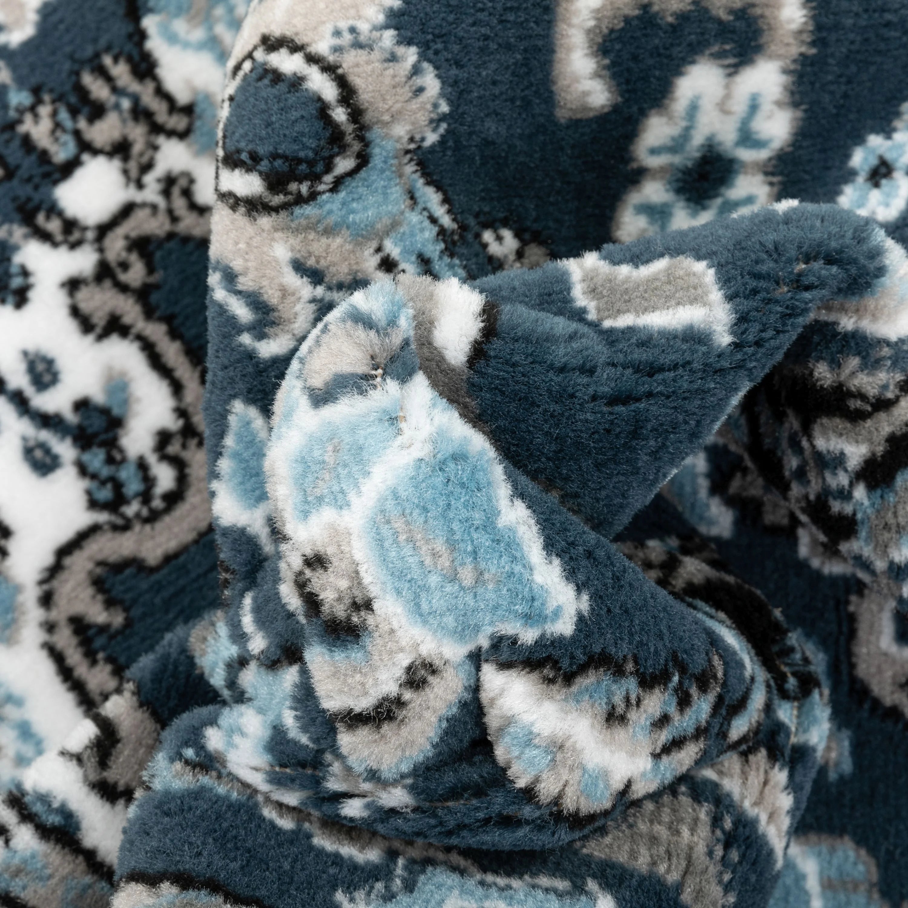 Persian Blue Traditional Medallion Area Rug X34699