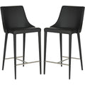 Black Counter Stool Set of 2 K409
