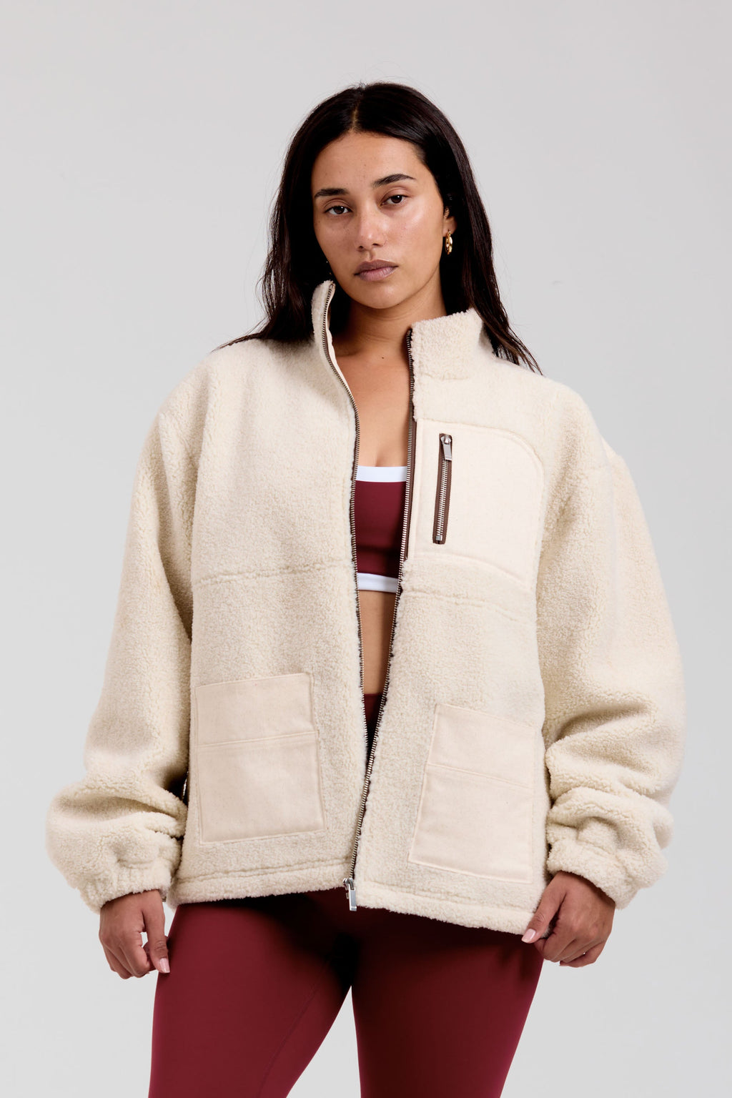 Sherpa Jacket - Cream