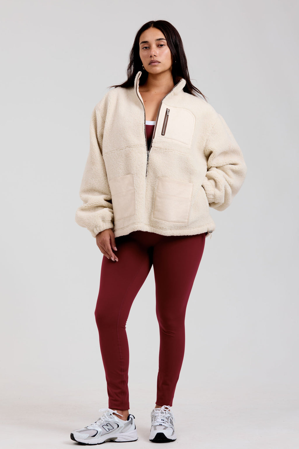 Sherpa Jacket - Cream