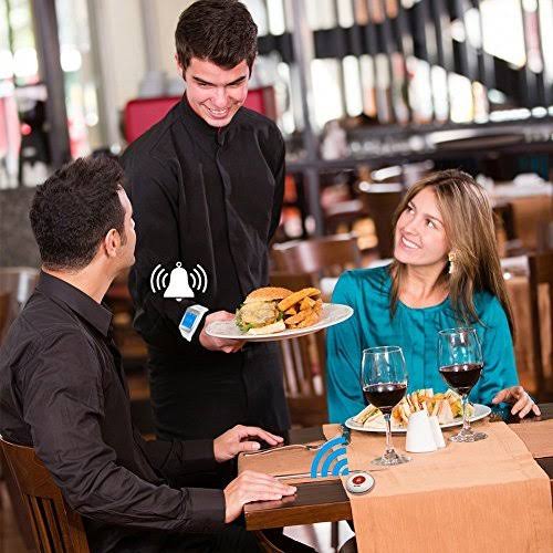 Wireless Restaurant Pager Calling System Table Service Call Buzzers U4205