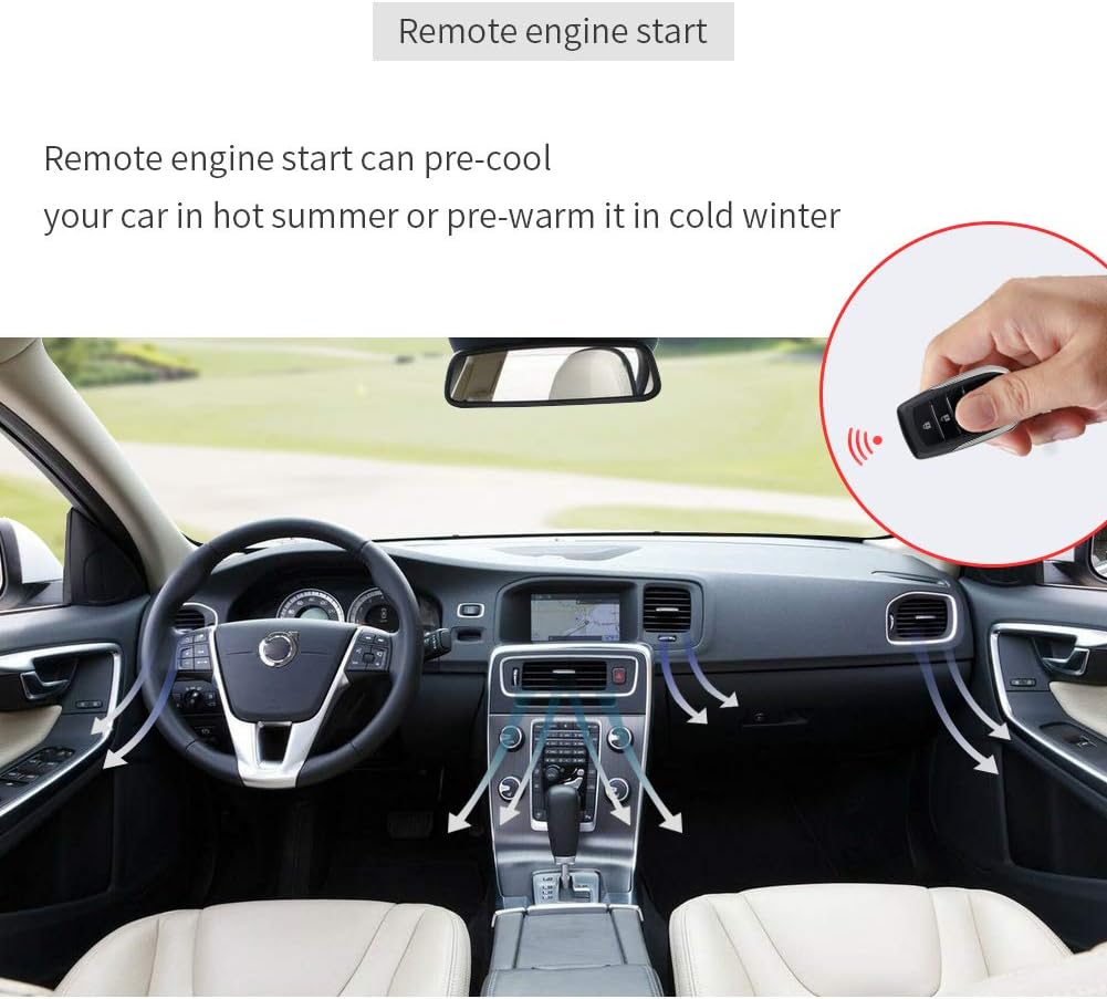 PKE Remote Starter with Passive Keyless Entry Push Start Button for Toyota Fortuner 16-20 Innova 16-19 L866879