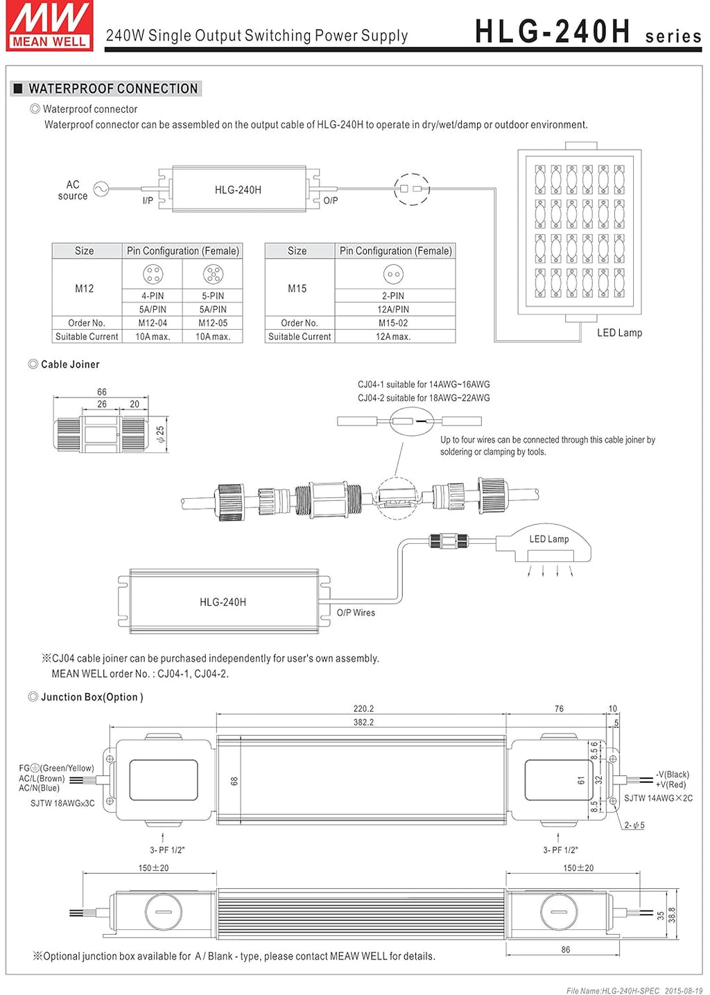 54V 4450mA 240W LED Driver Switching Power Supply Q513796
