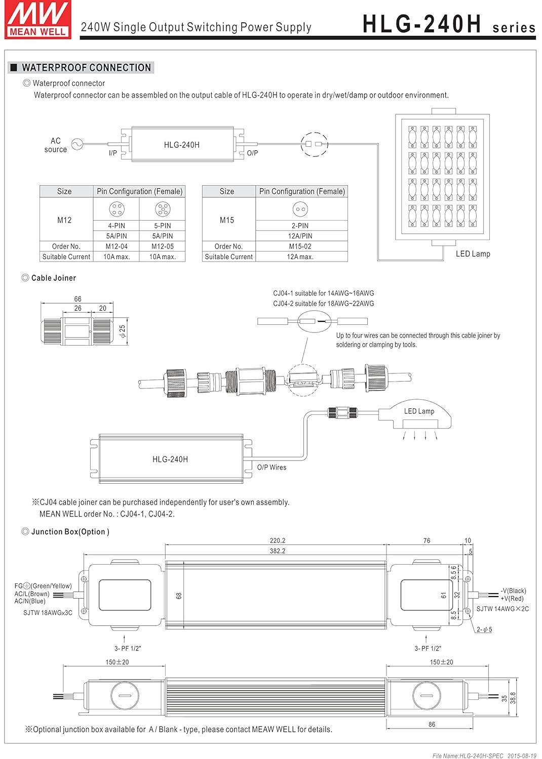 54V 4450mA 240W LED Driver Switching Power Supply Q513796
