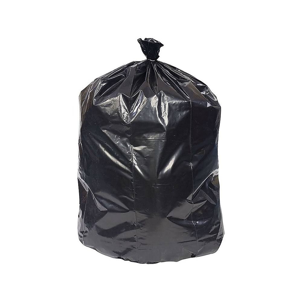 40-45 gal. Low Density 1.3 mil Black Trash Bags 100/Carton J63943