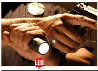 Black LED Flashlight X857