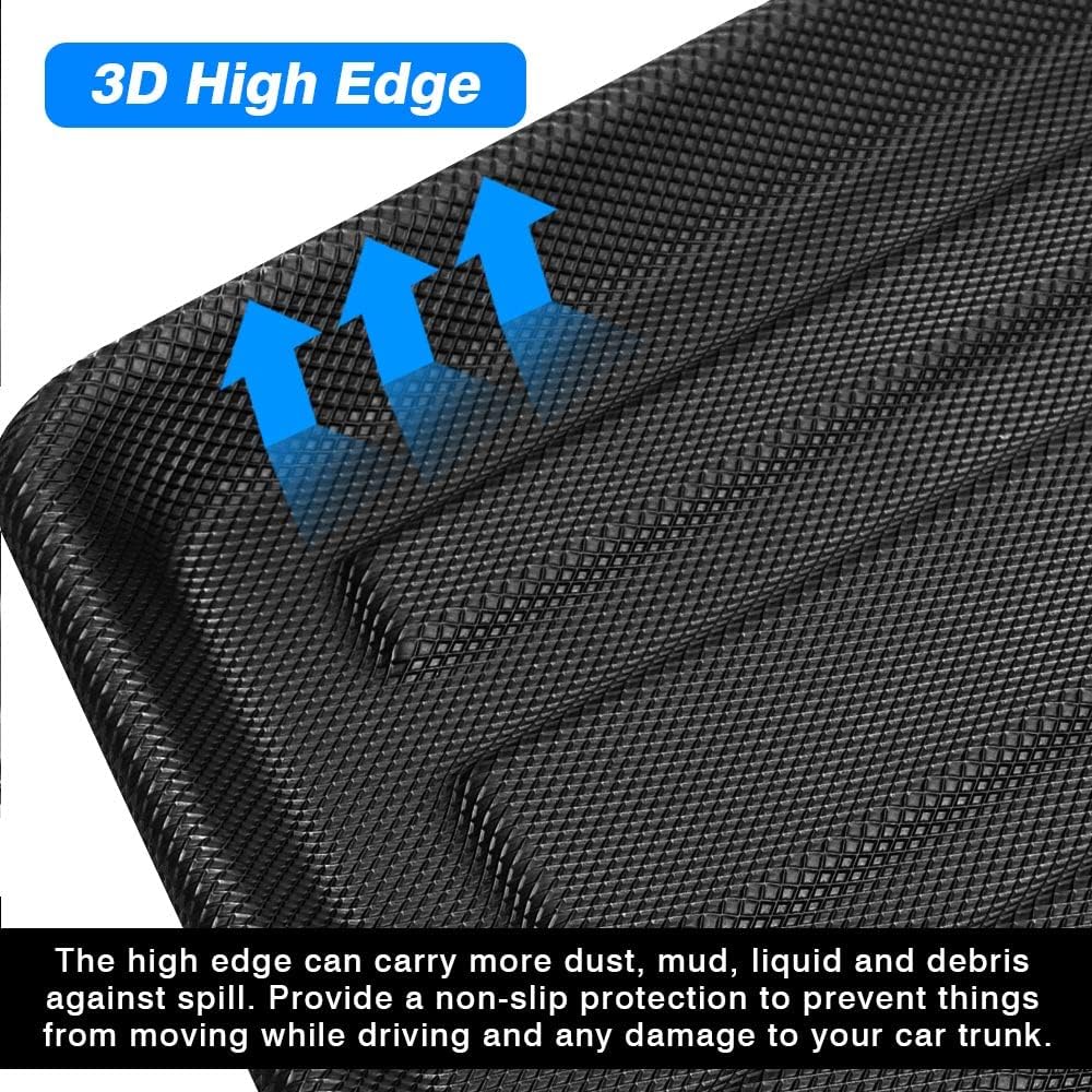 Custom Fit Car Cargo Mat for Honda Civic Sedan 2022 2023 All Weather TPO Non-Slip Trunk Liner E690660