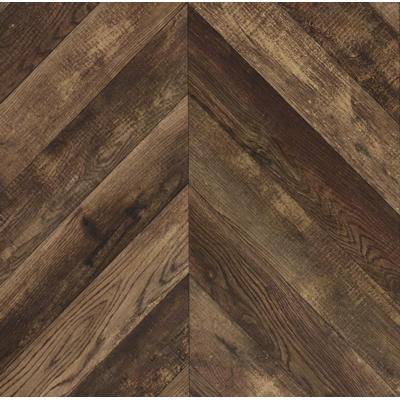 Rustic Oak Herringbone Writing Desk V50152