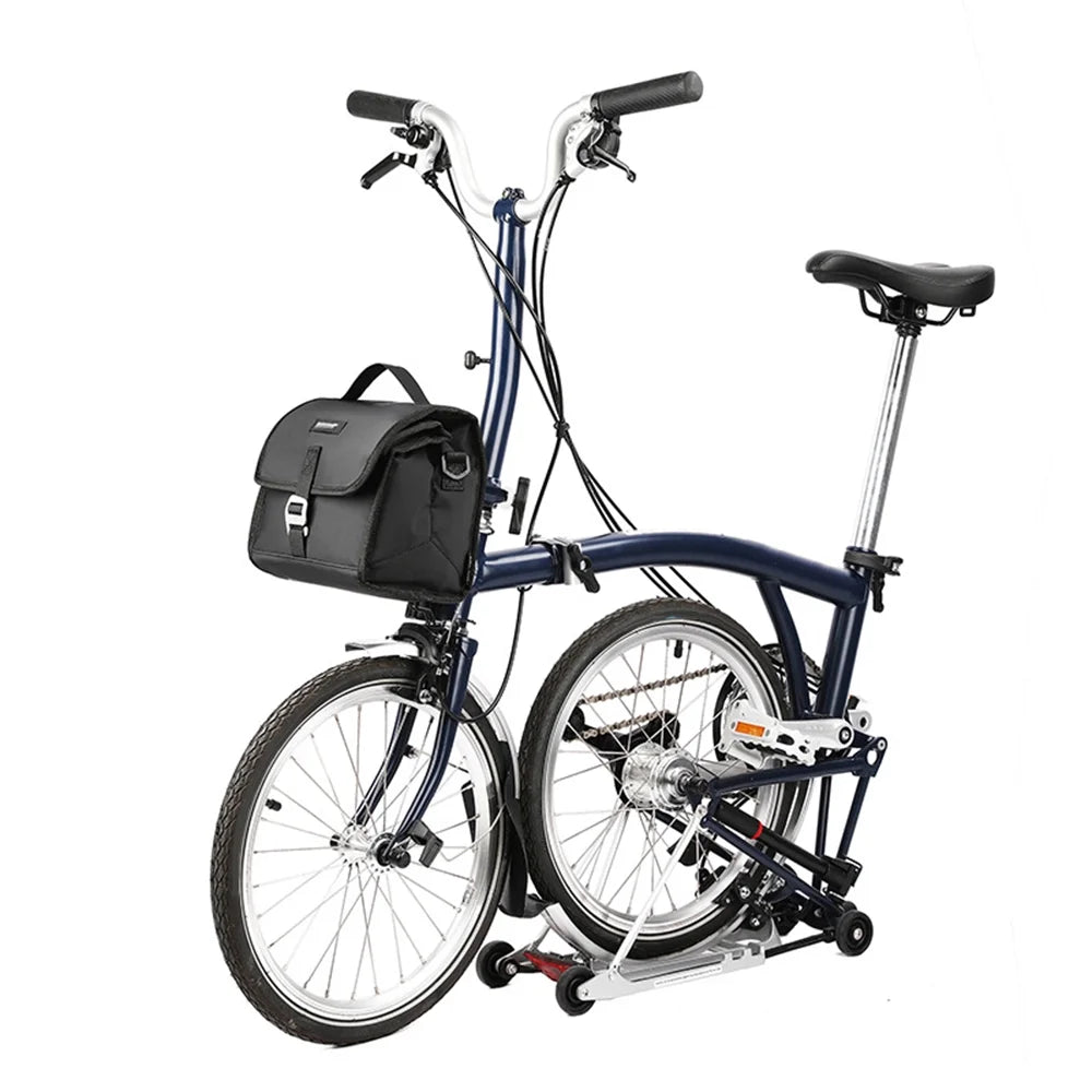 Insulated Folding Bike Handlebar Bag with Rain Cover F3475