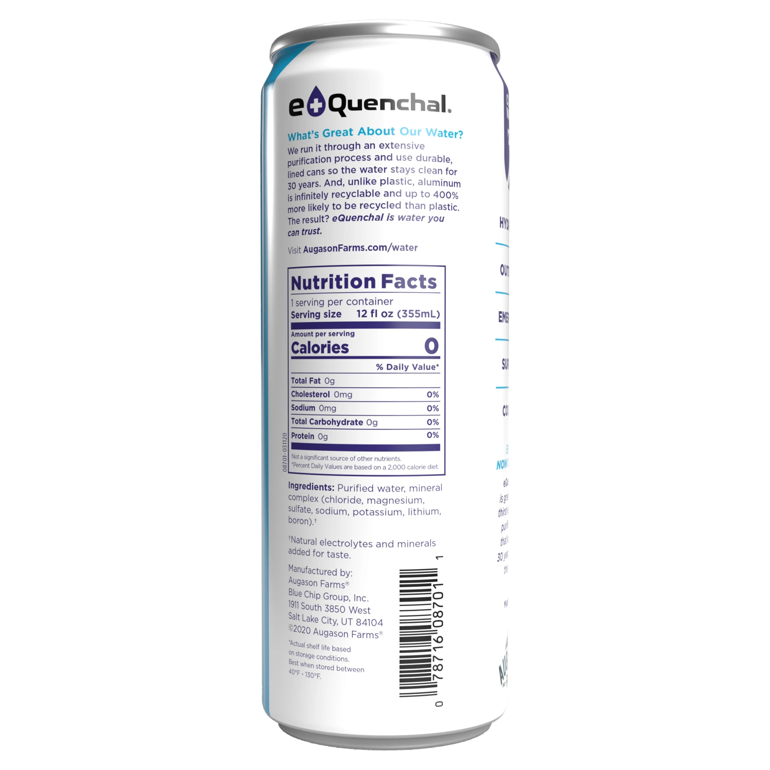 12 oz. Canned Drinking Water T680