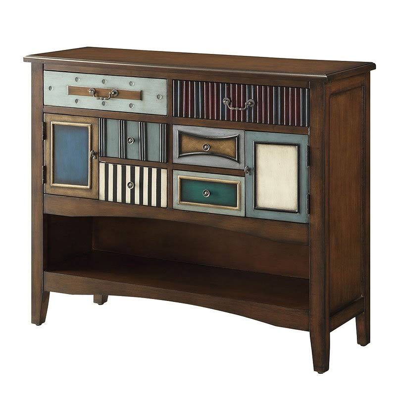 Brown Accent Cabinet Y345