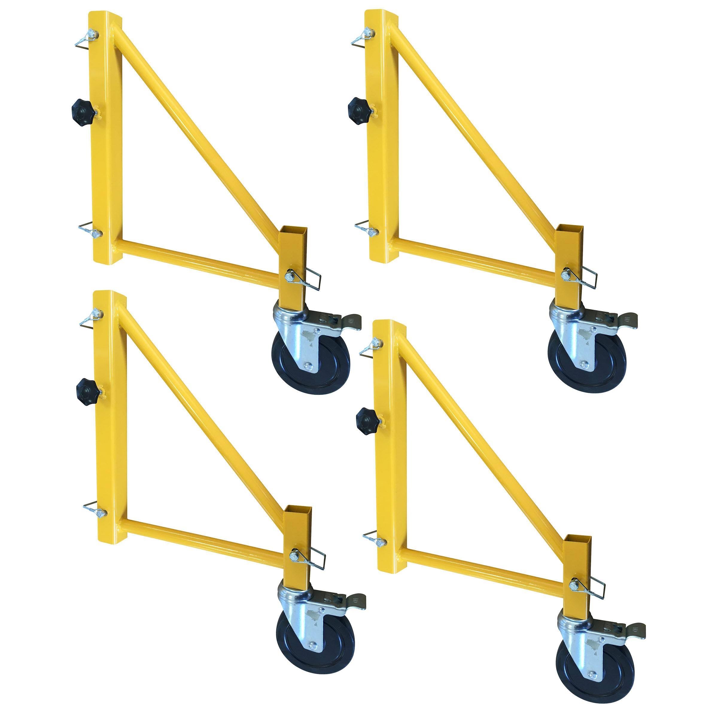 18 Scaffolding Outriggers with Casters - 4 Piece Set F215014