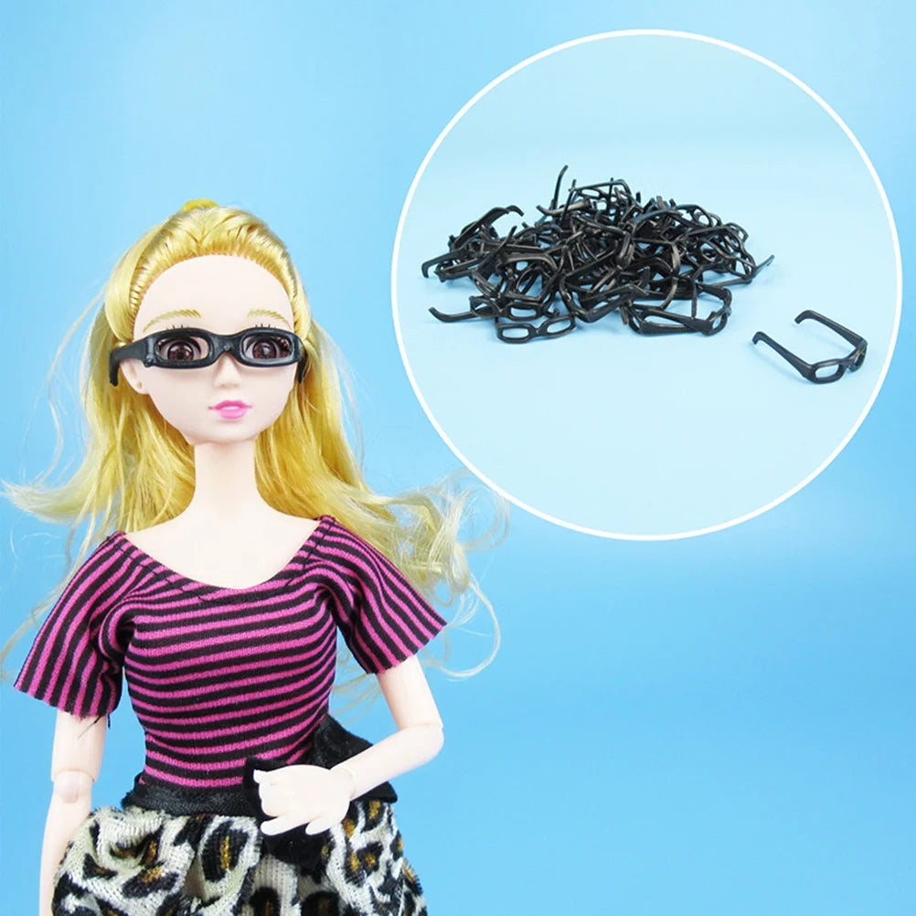 Black Frame Glasses Plastic 60 Pcs S5351