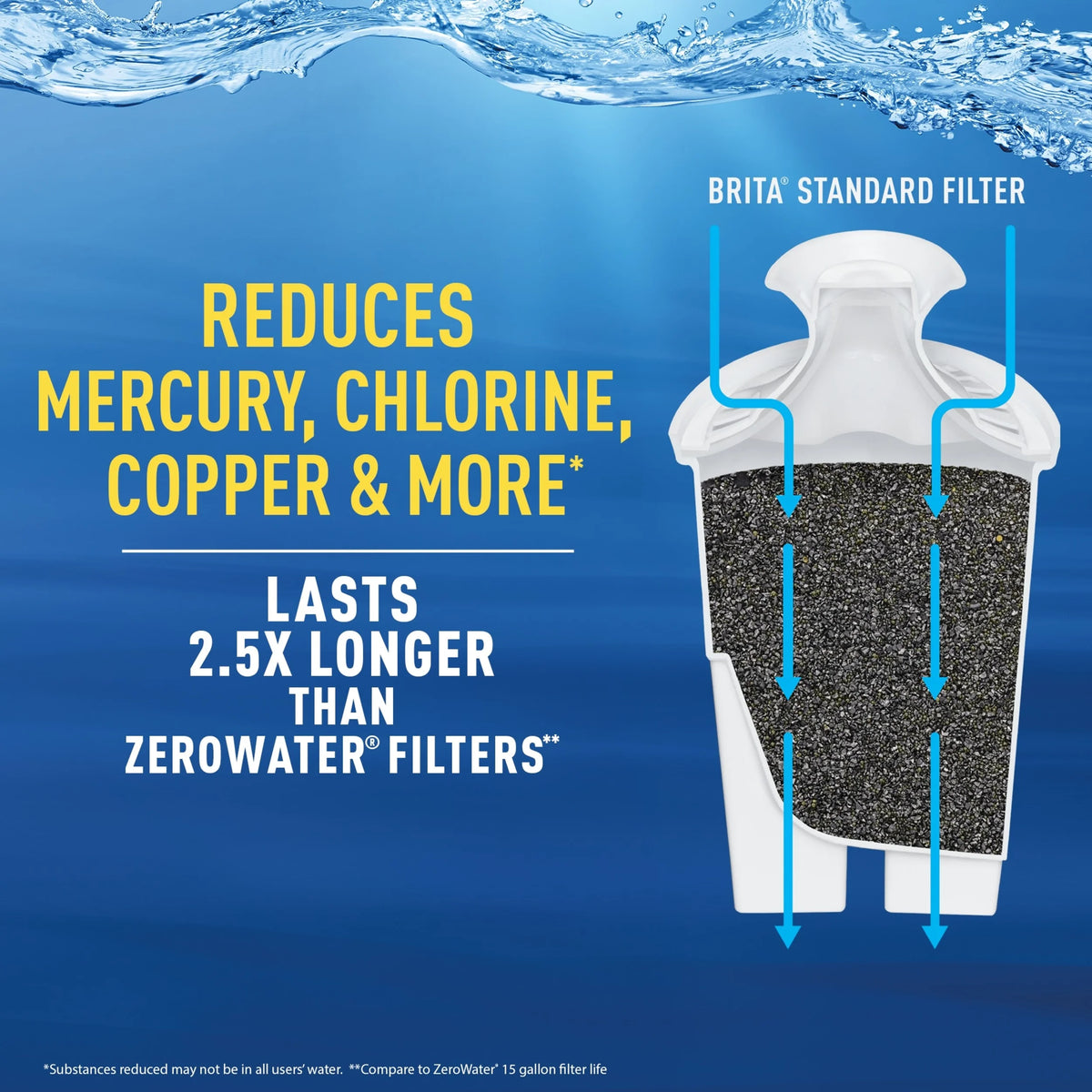 5 Count BPA Free Water Filter Replacements P602