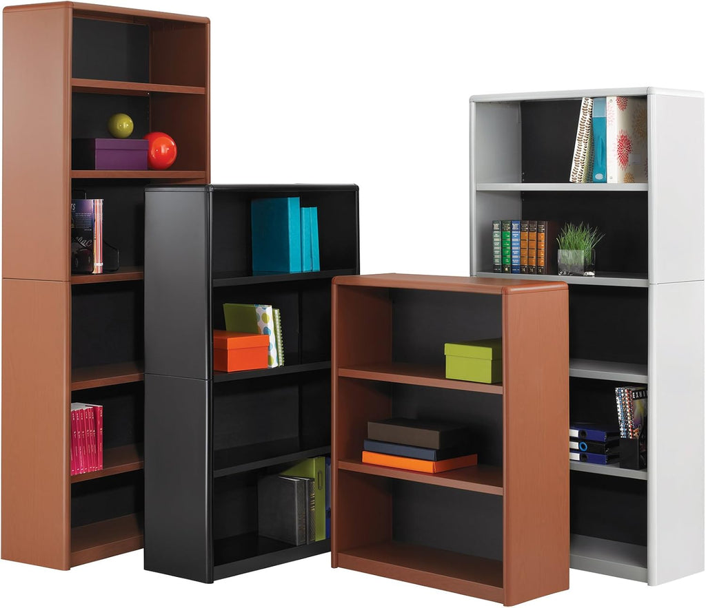 6-Shelf Gray Bookcase E63944