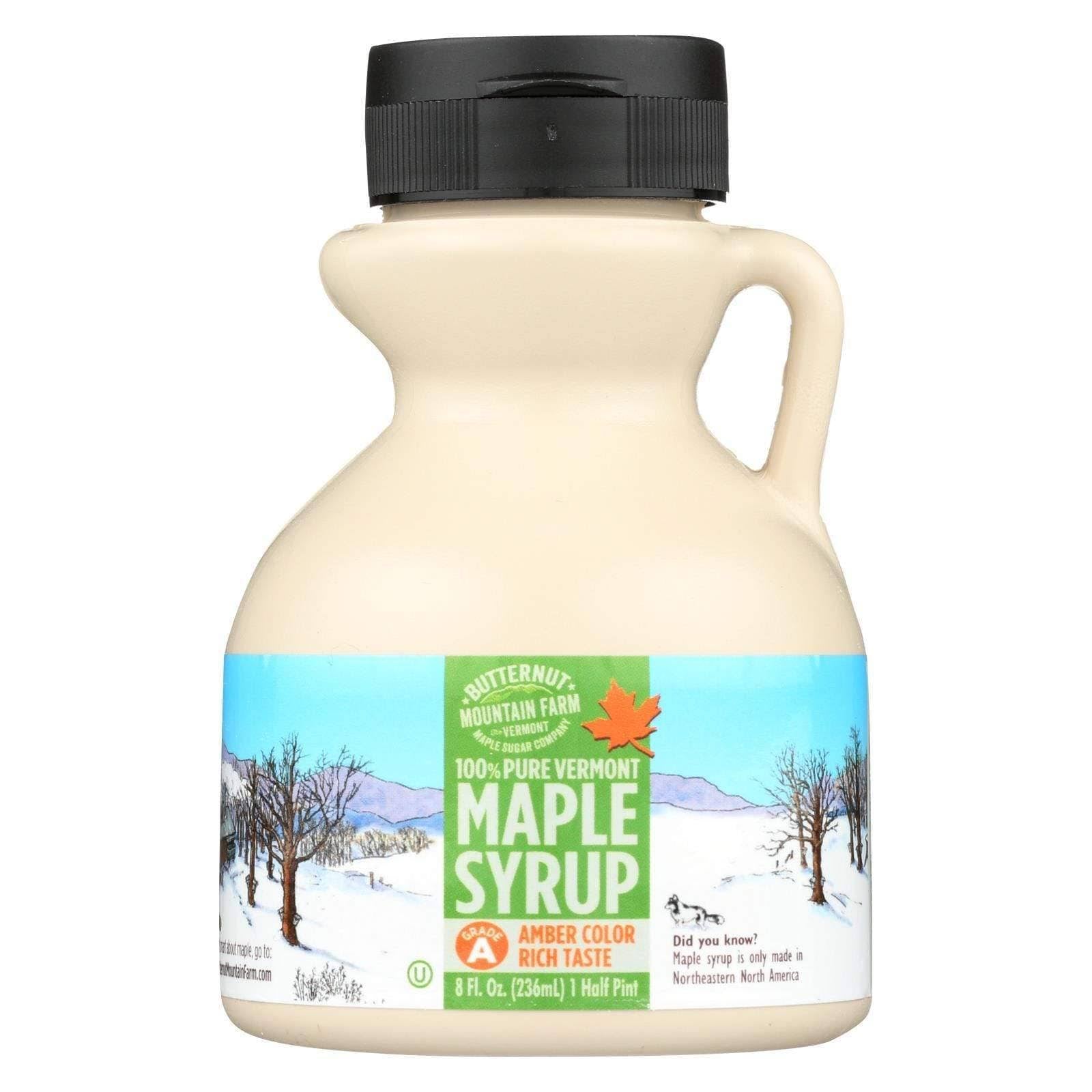 Amber Grade A Maple Syrup Case of 24 8 fl oz N87059