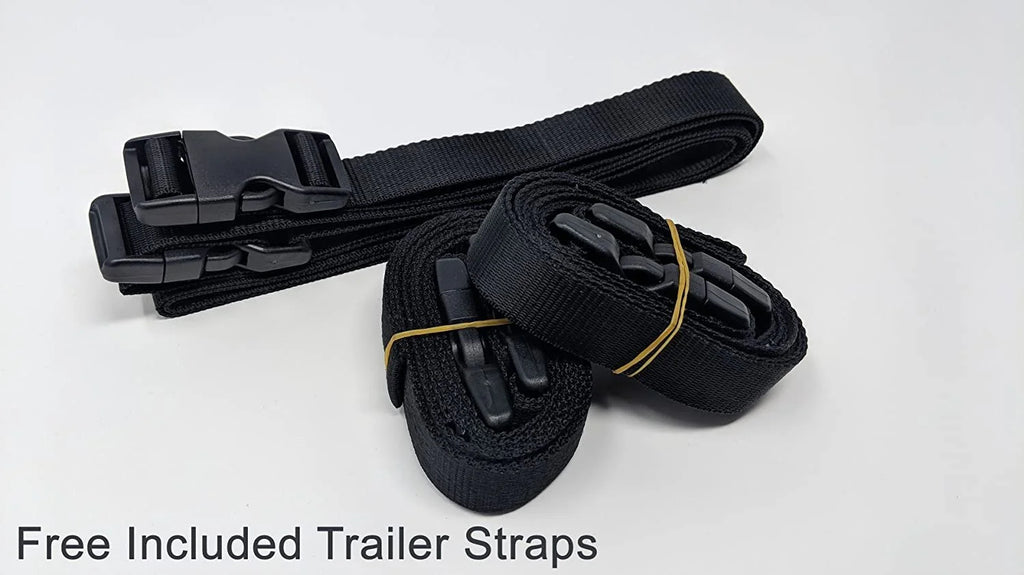 Gray/Black Trailerable Jet Ski Cover with Trailer Straps and Storage Bag V187148
