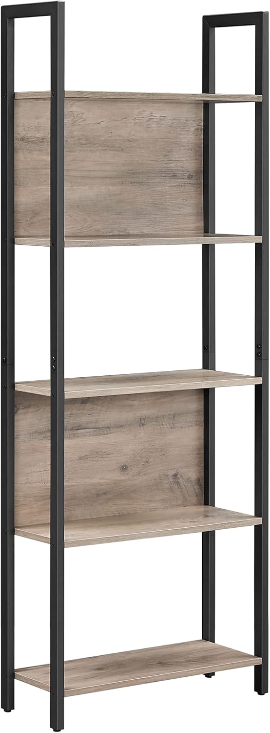 5-Tier Steel Frame Bookshelf E31259