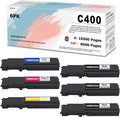 6 PK Toner Cartridge Replacement for Xerox C400 C405 Printer H39351